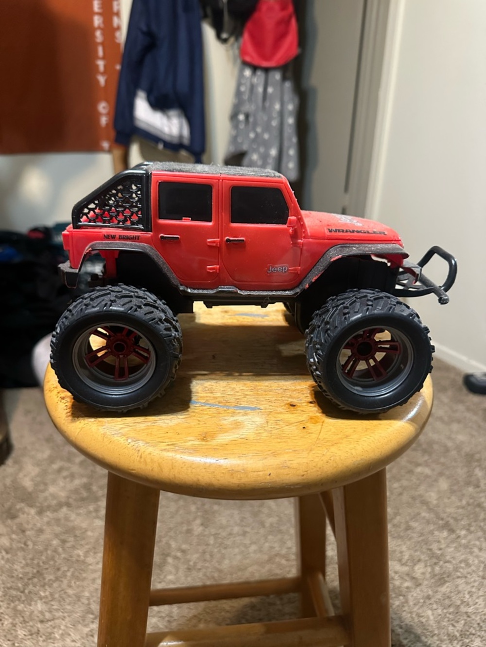 Vintage Jeep Wrangler “triple red” 00s